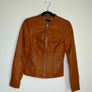 NWT-  Express Faux letter jacket